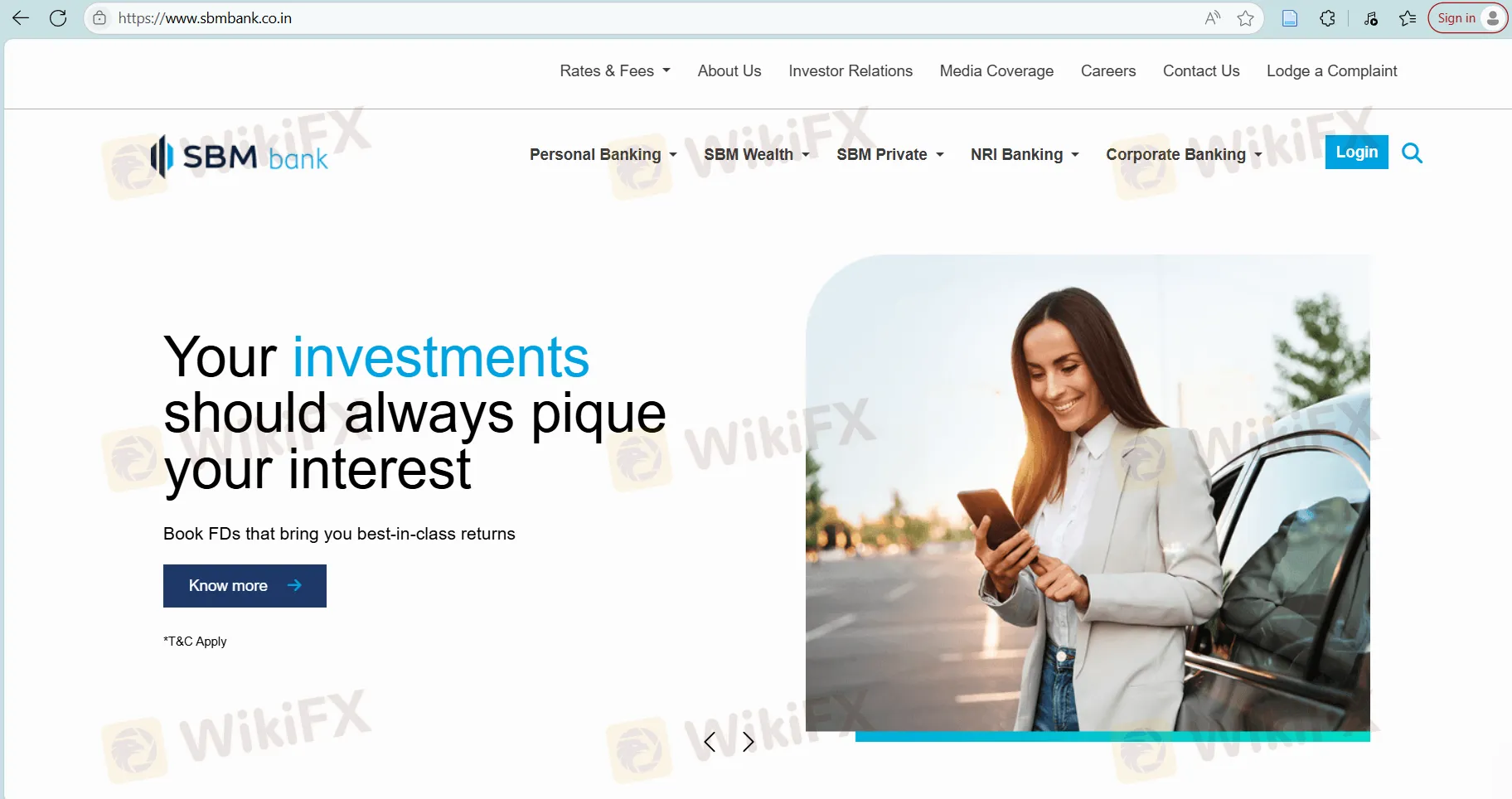 SBM's homepage
