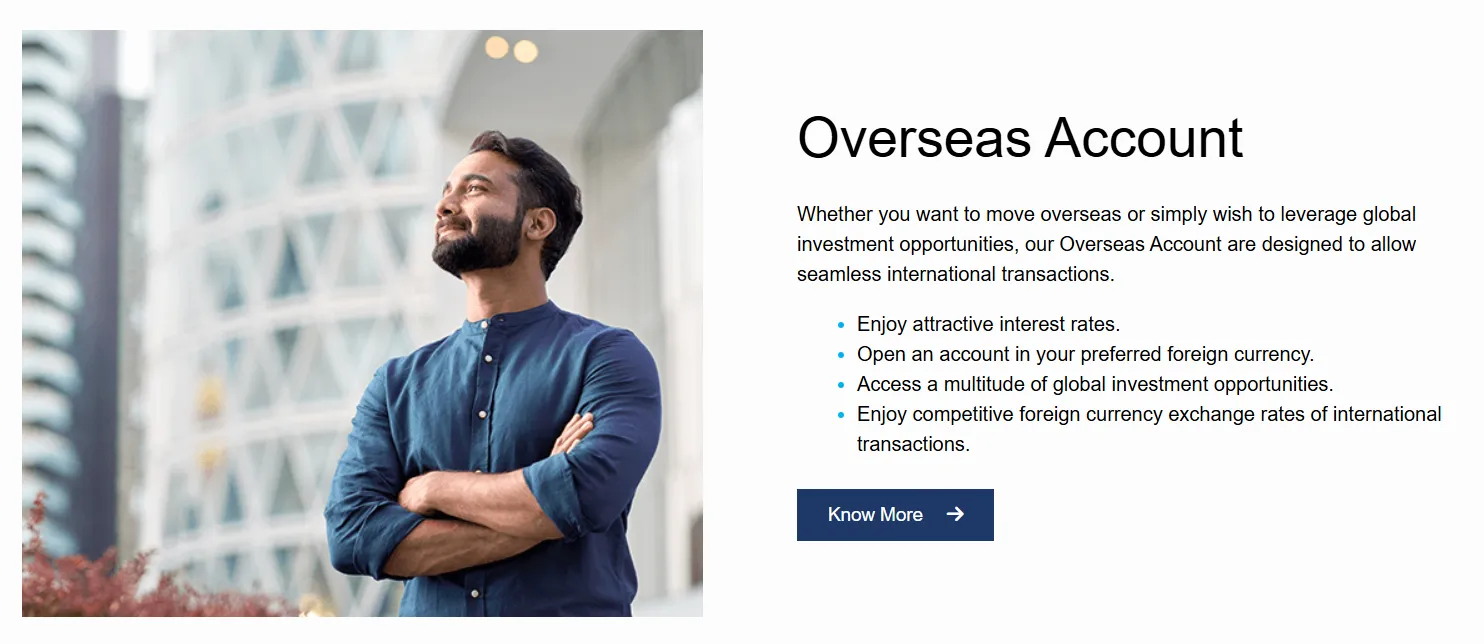 Overseas Account Overseas Account