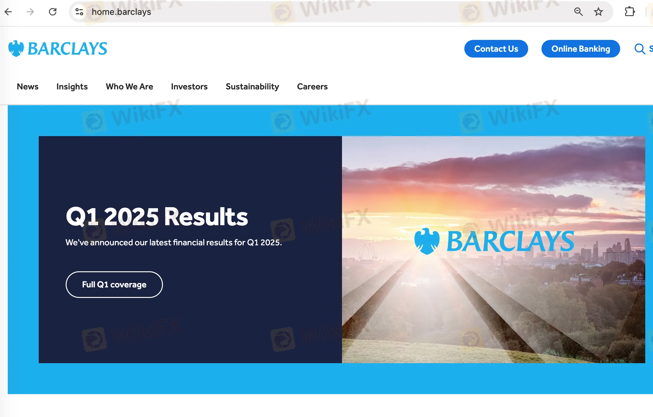 BARCLAYS' homepage BARCLAYS' homepage