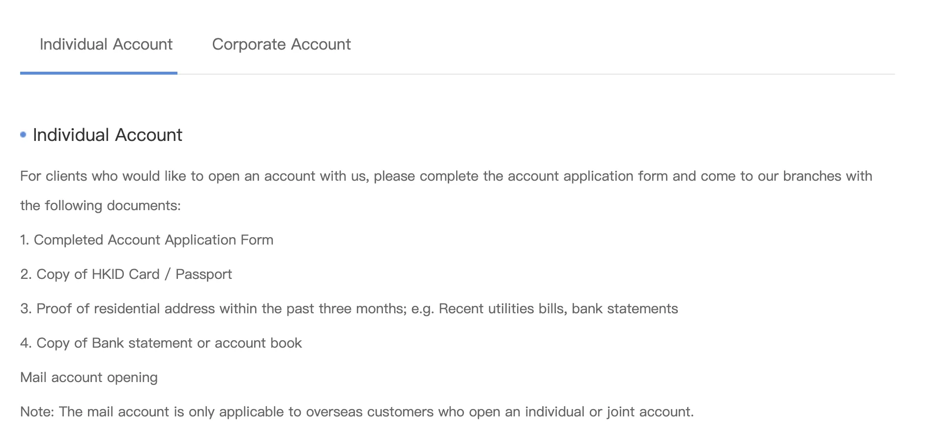Account Type Account Type