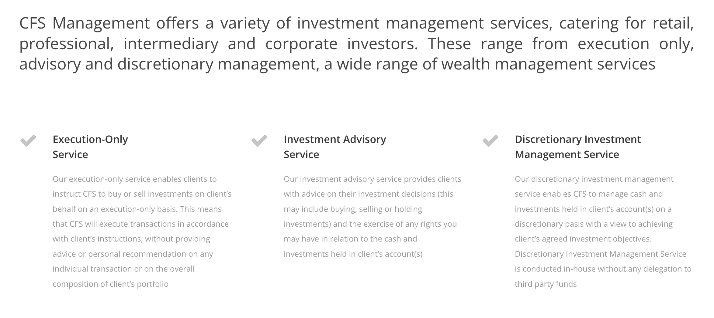 Services Services