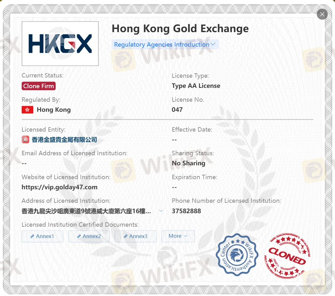 Clone HKGX license