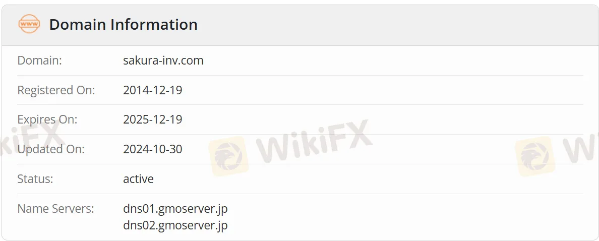 Domain information
