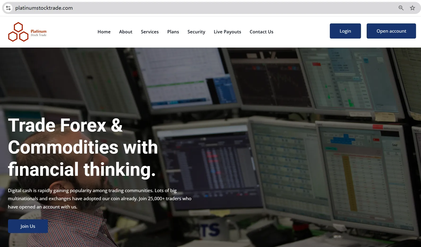PLATINUM STOCK TRADE's homepage