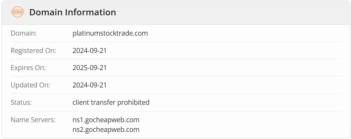 Domain information