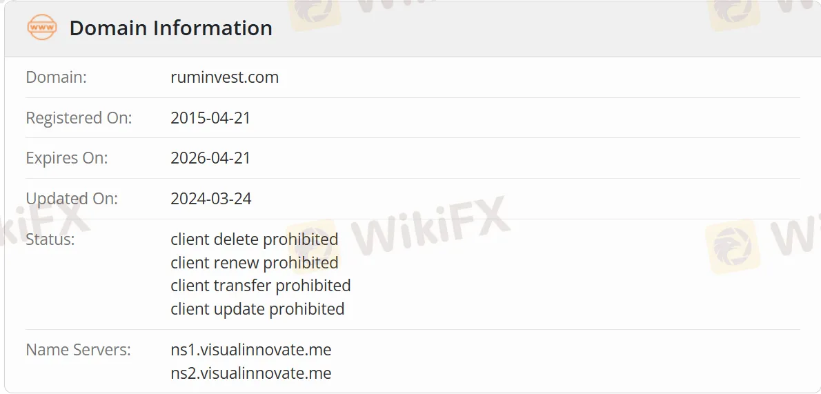 Domain information Domain information
