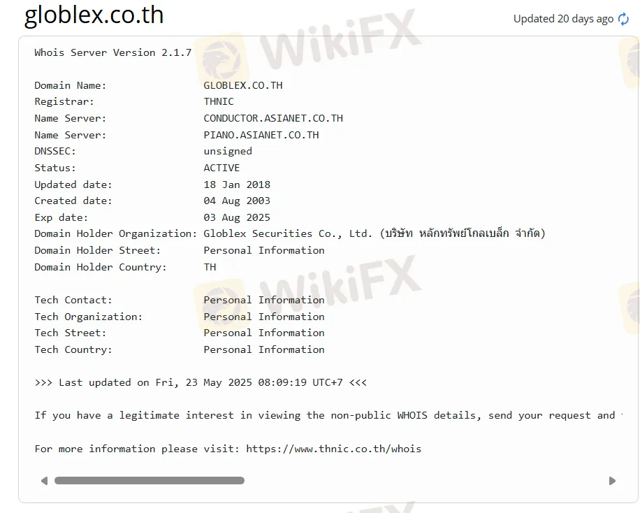 Domain information Domain information