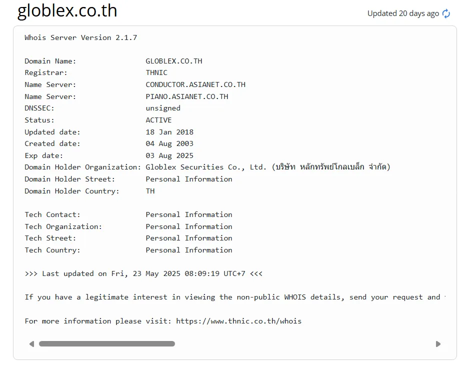 Domain information Domain information