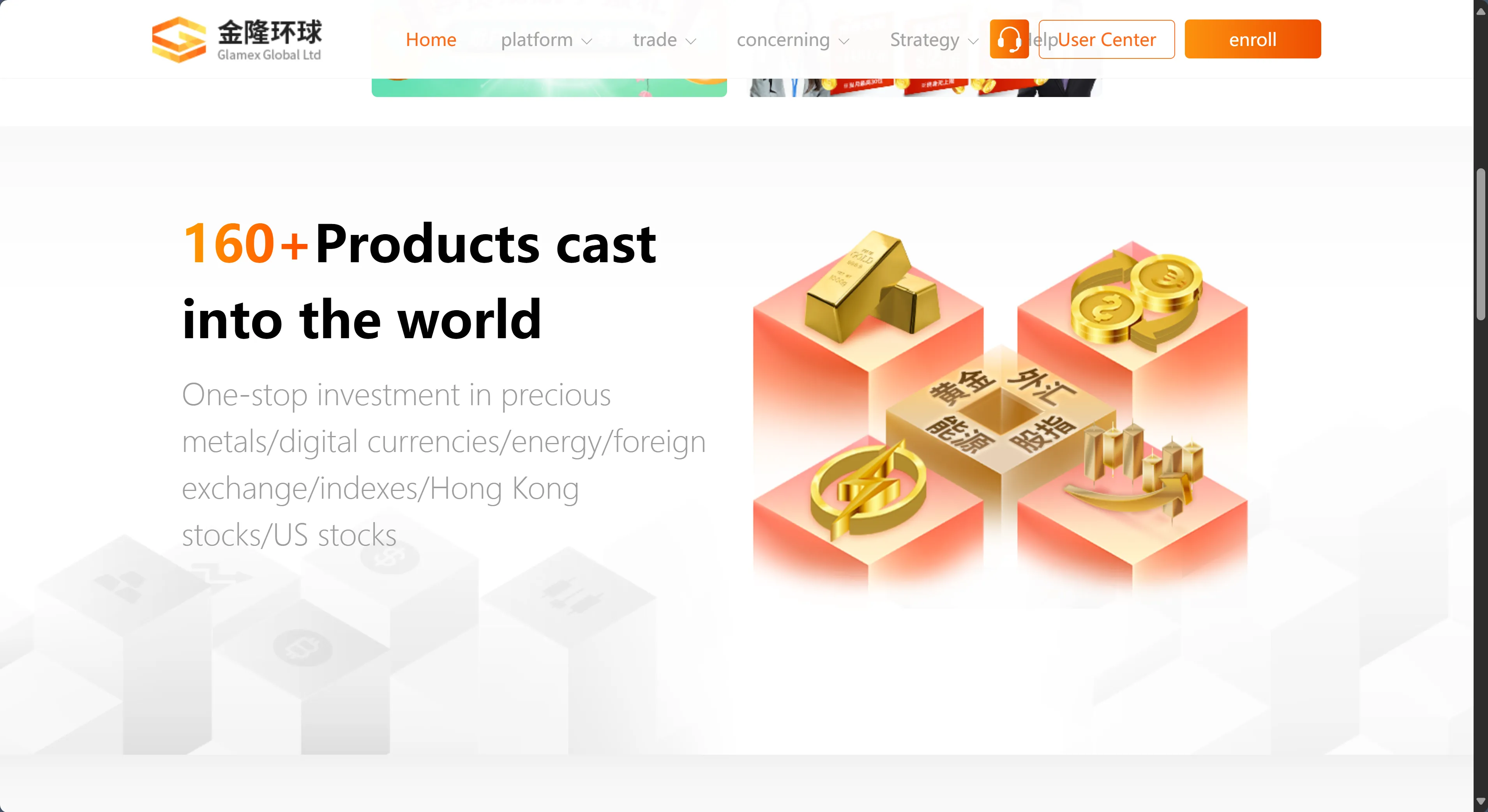 What Can I Trade on Glamex Global?