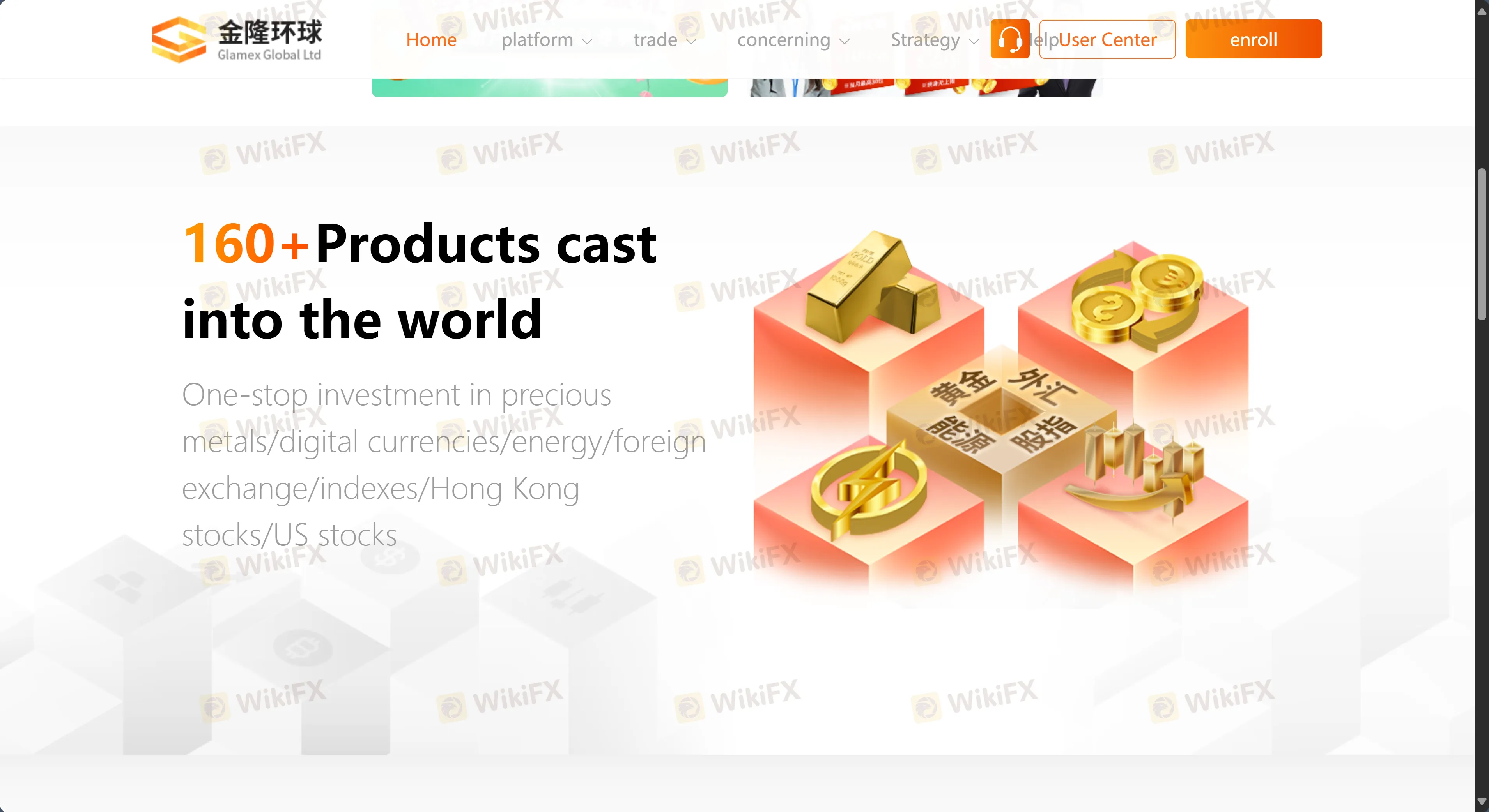 What Can I Trade on Glamex Global?