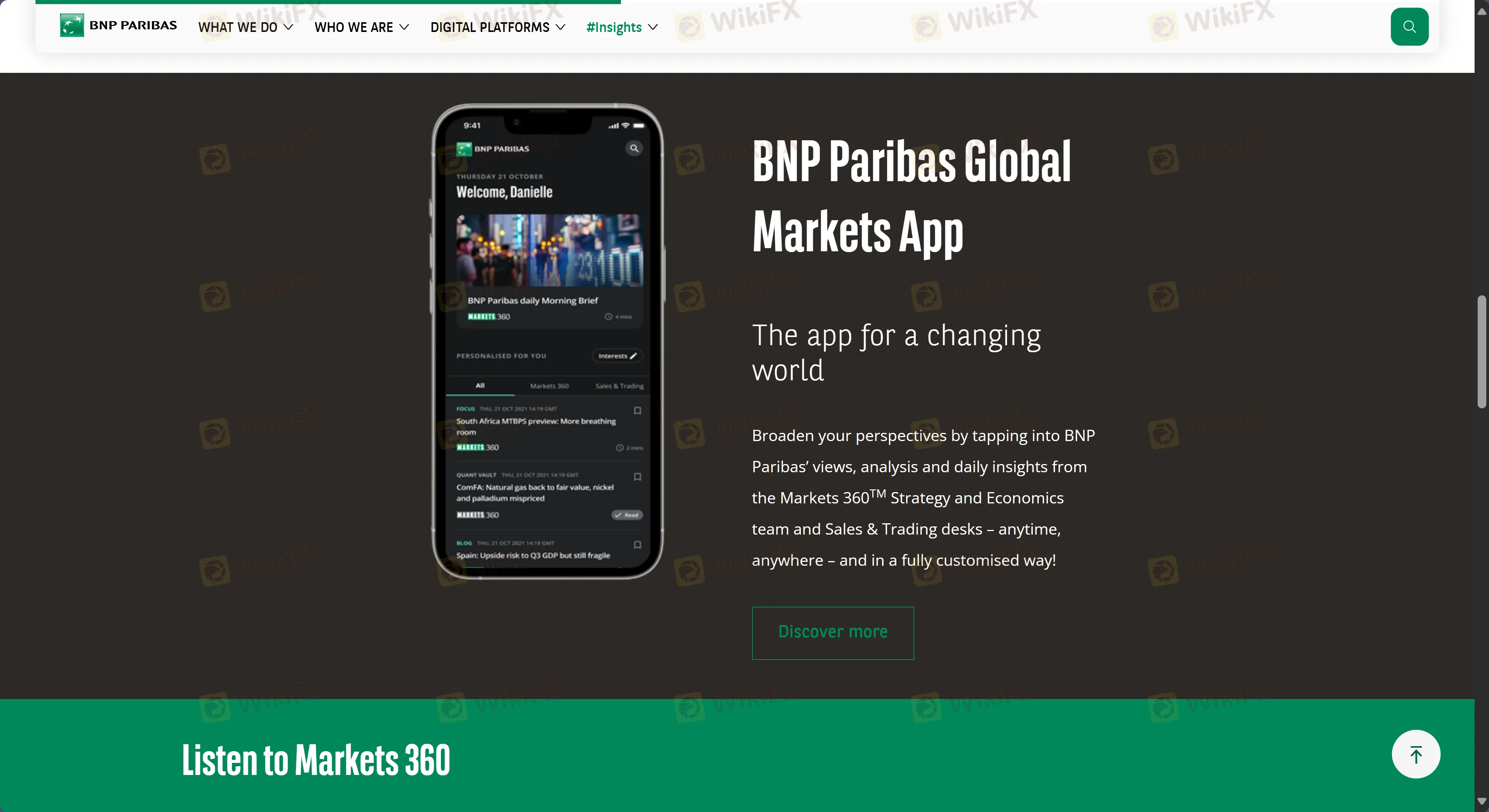 BNP Paribas Global Markets App