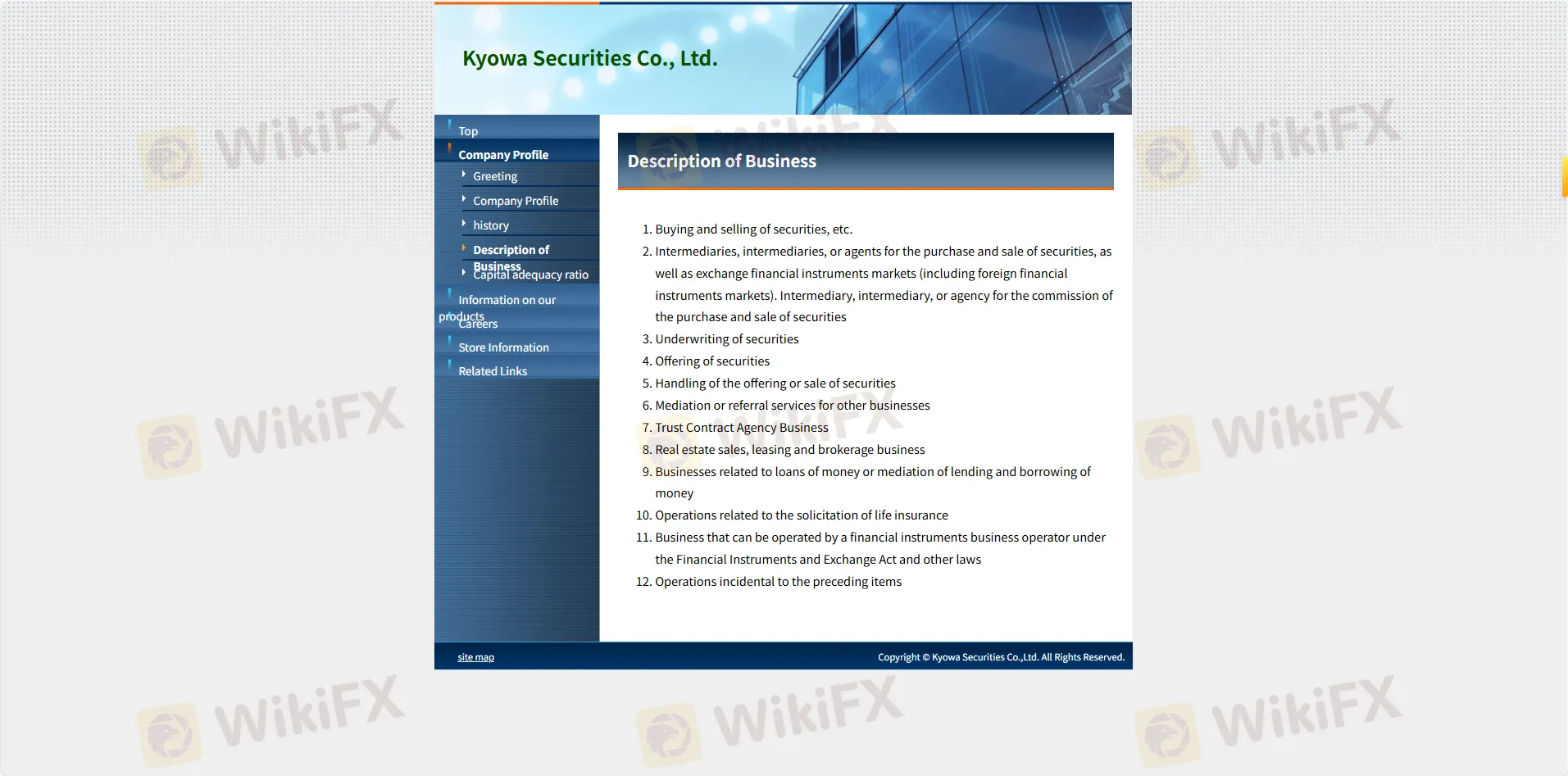 Products and services