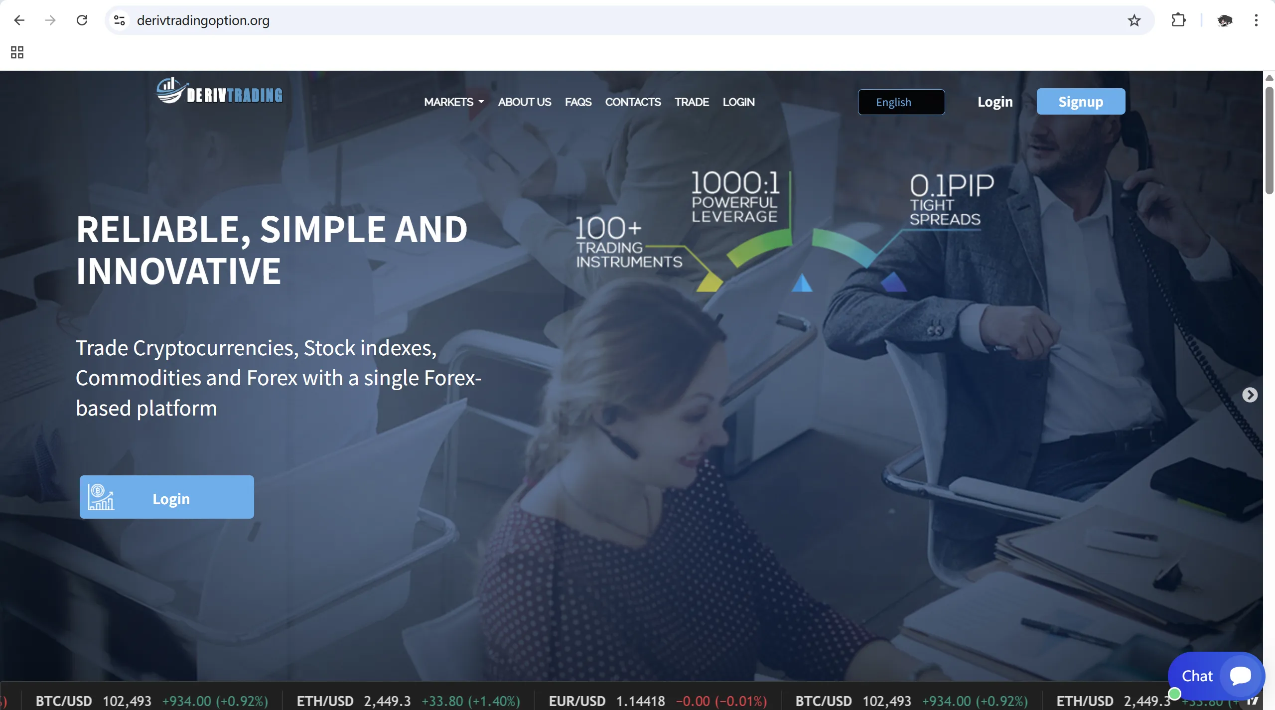 Derivtradingoption's homepage