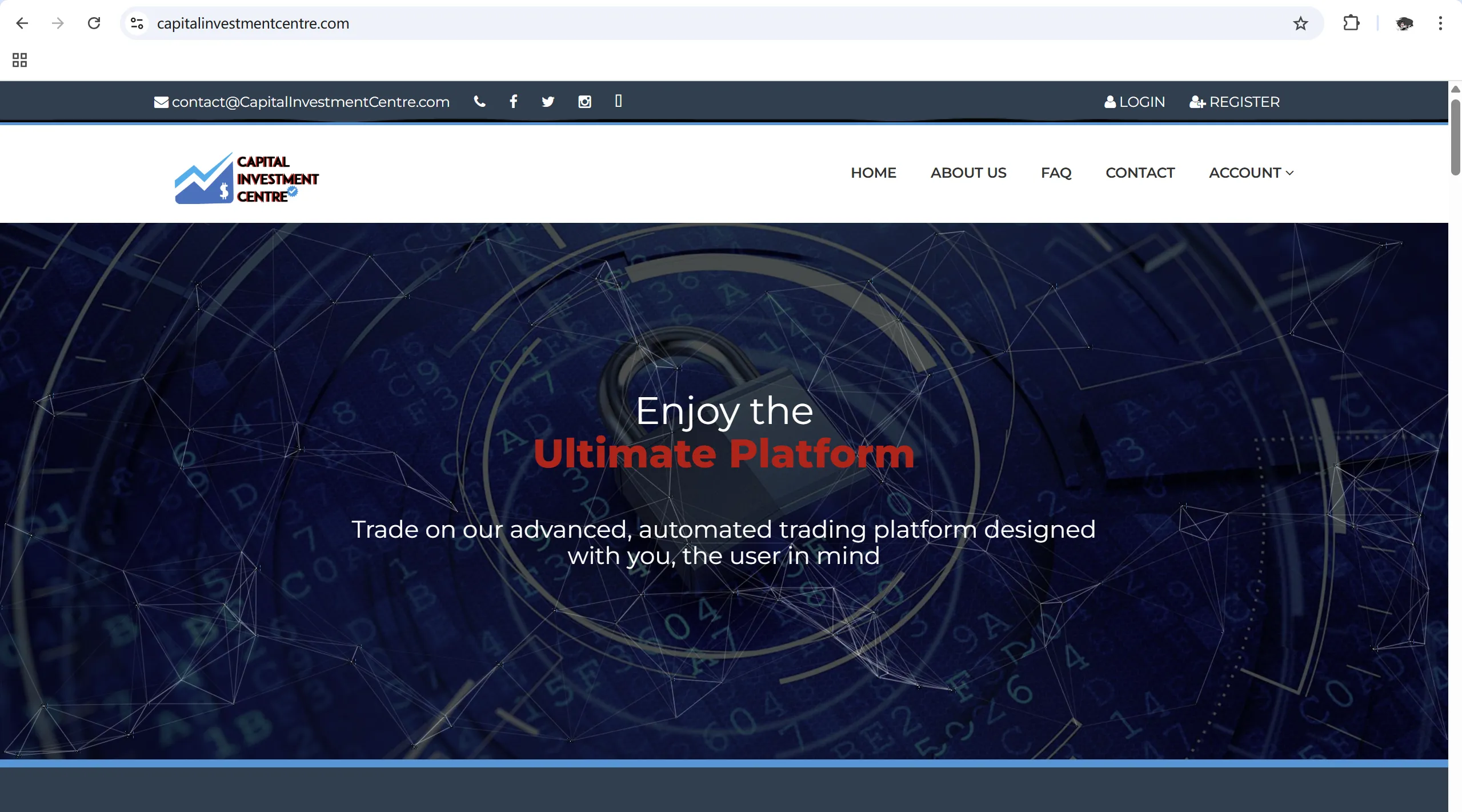 CAPITAL INVESTMENT CENTRE's homepage CAPITAL INVESTMENT CENTRE's homepage