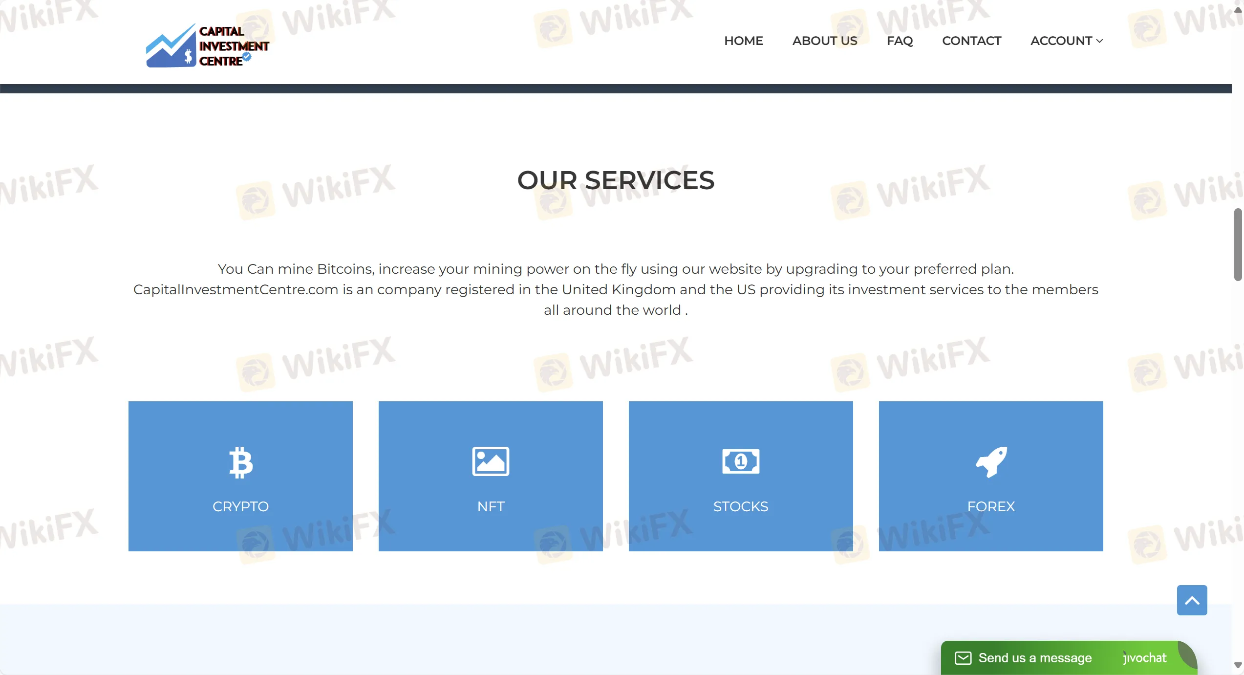 What Can I Trade on CAPITAL INVESTMENT CENTRE?