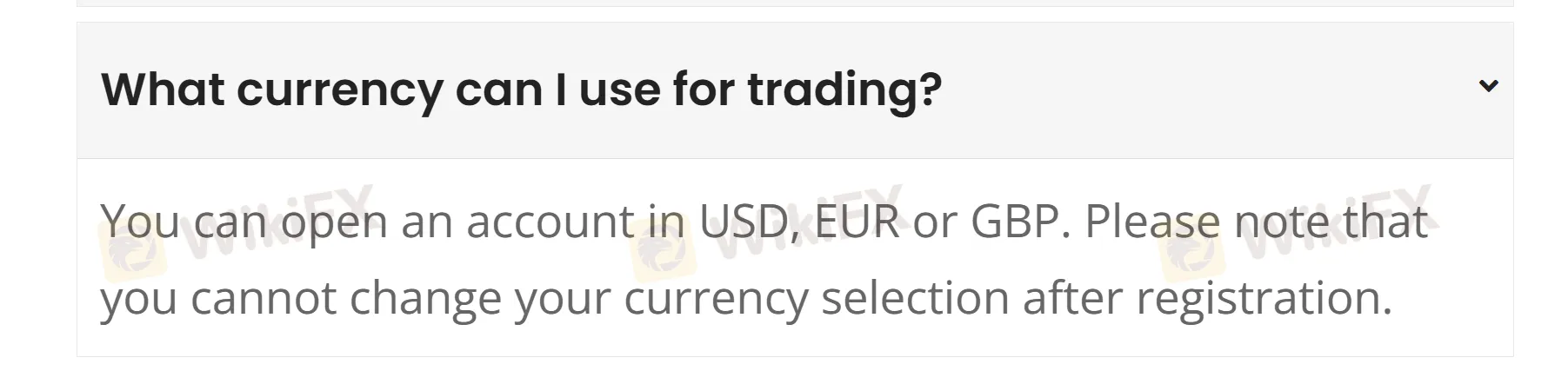 Akzeptierte Währungen Akzeptierte Währungen