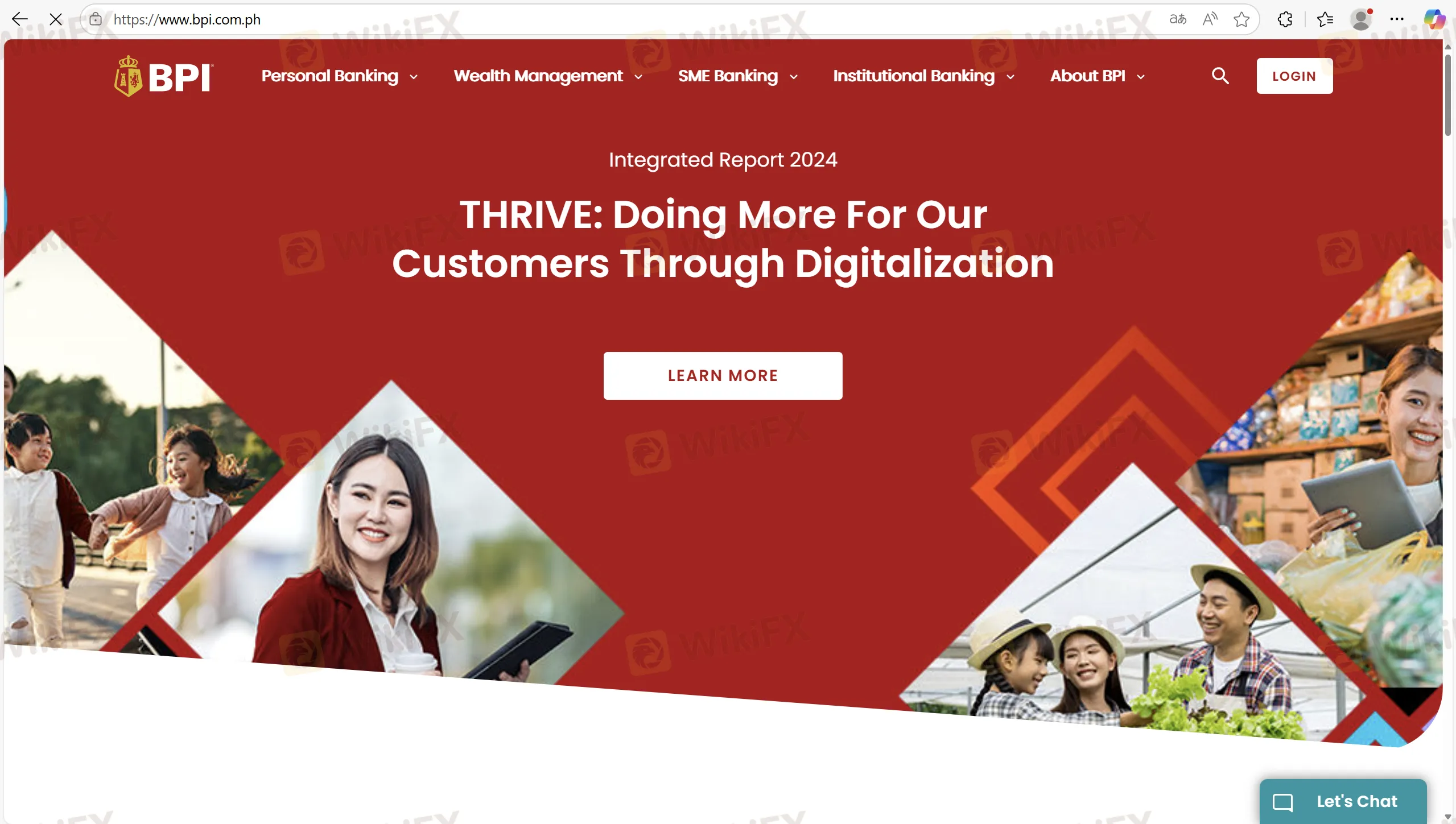 BPI's homepage BPI's homepage