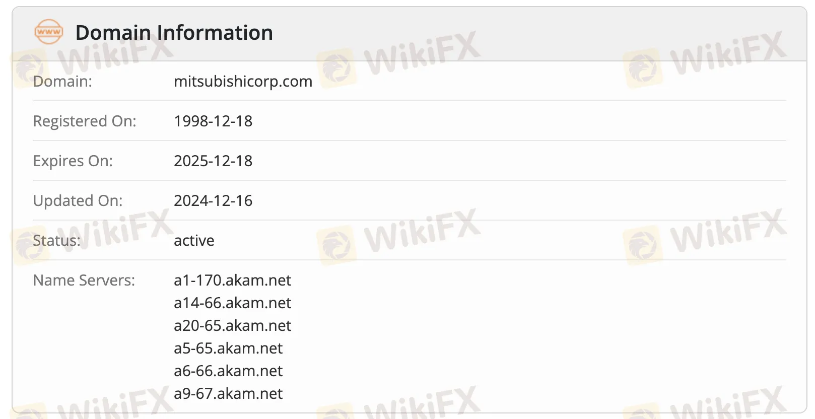 Domain information Domain information