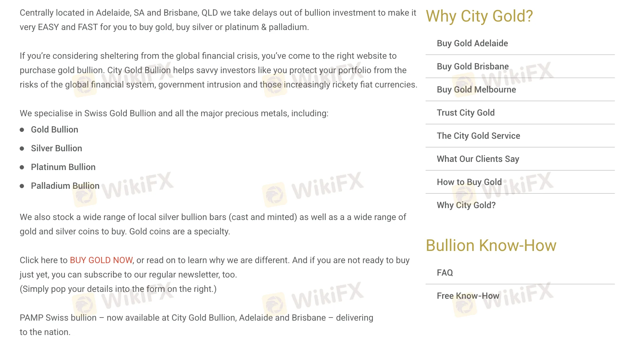 Que Puis-je Trader sur City Gold Bullion? Que Puis-je Trader sur City Gold Bullion?