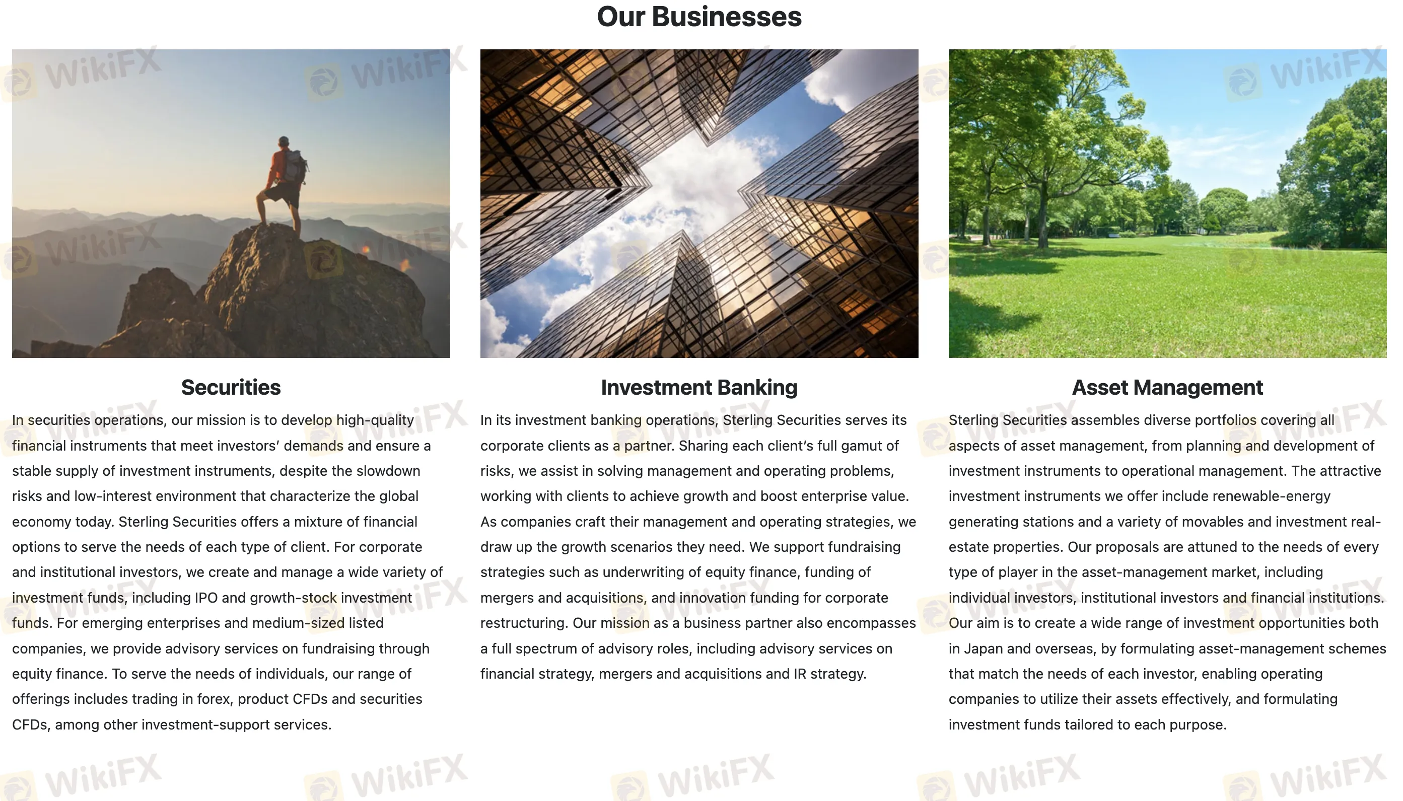 Bạn Có Thể Giao Dịch Gì trên Sterling Securities?