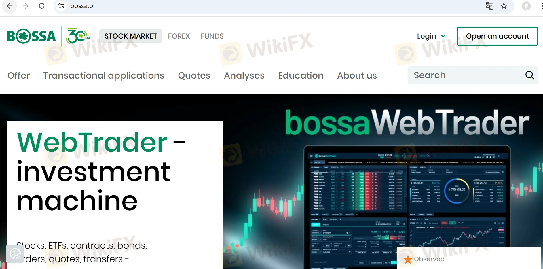 BOSSA.PL's homepage BOSSA.PL's homepage