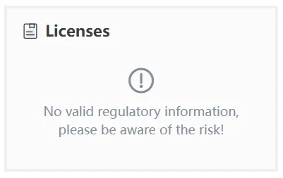 No license No license