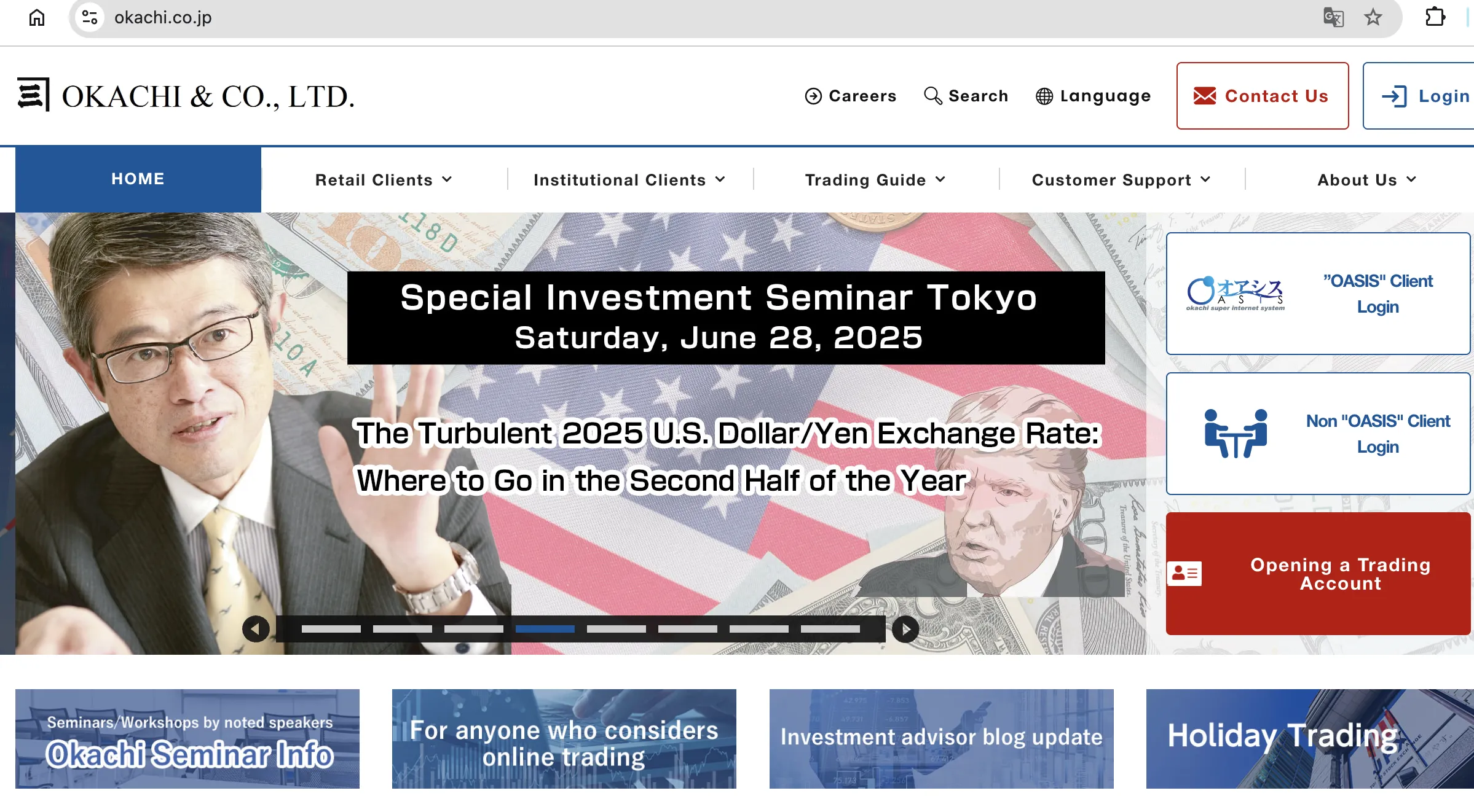 Okachi's homepage Okachi's homepage
