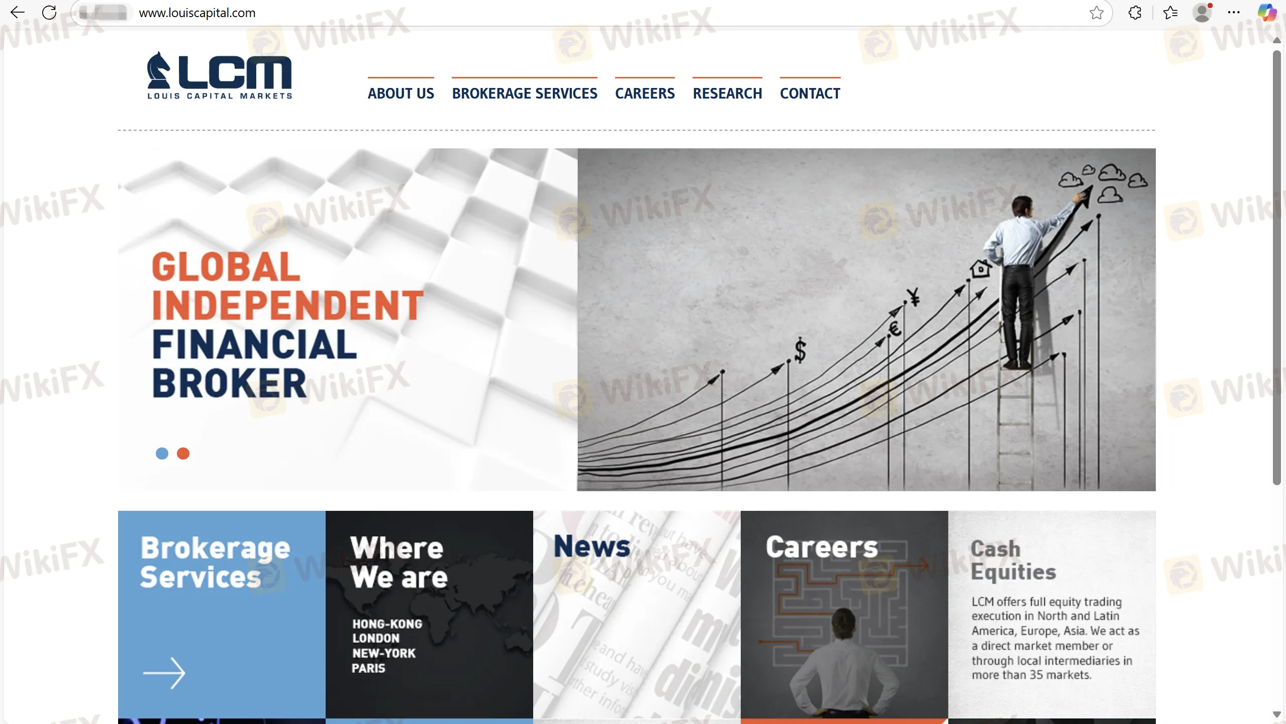 LCM's homepage