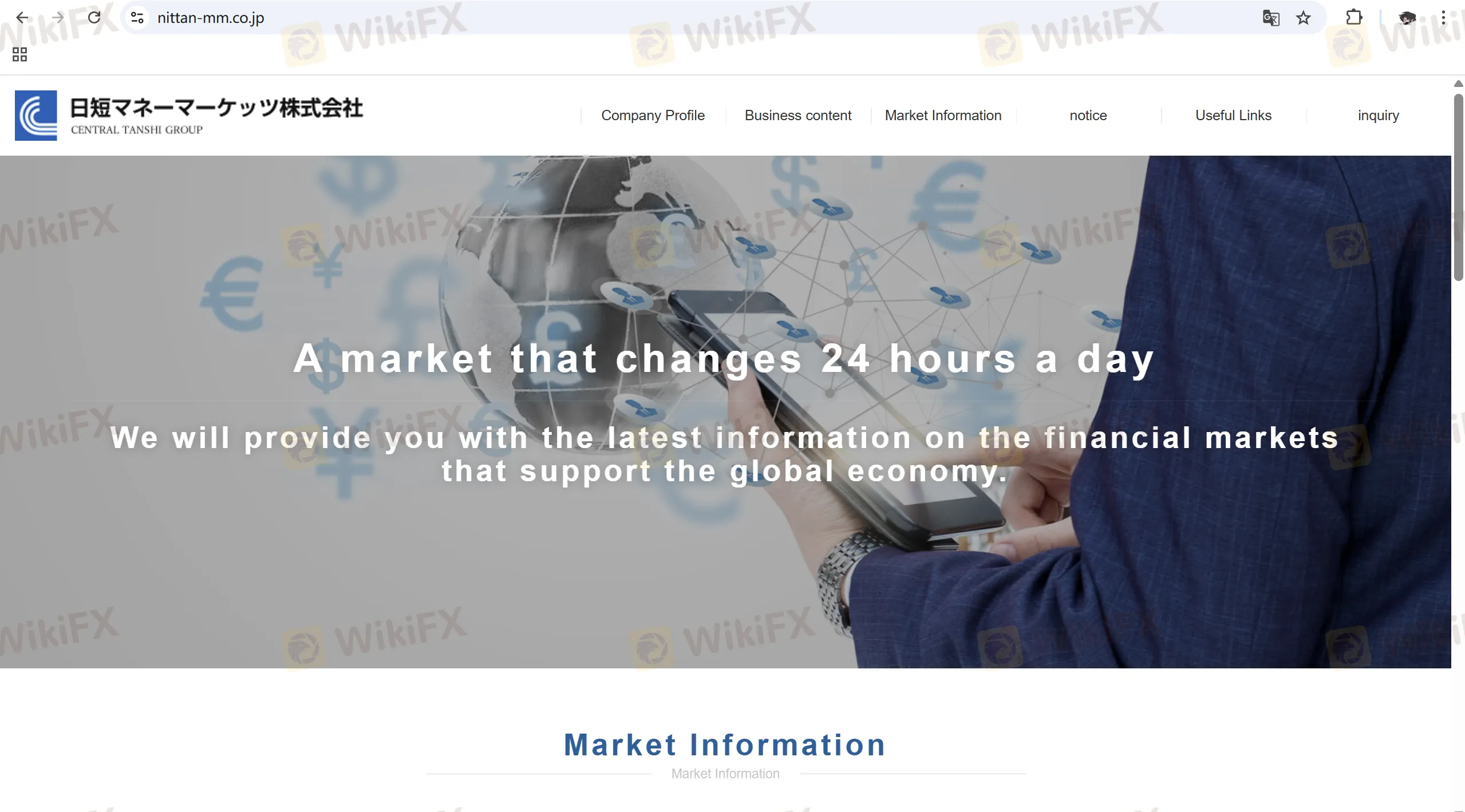 CENTRAL TANSHI GROUP's homepage