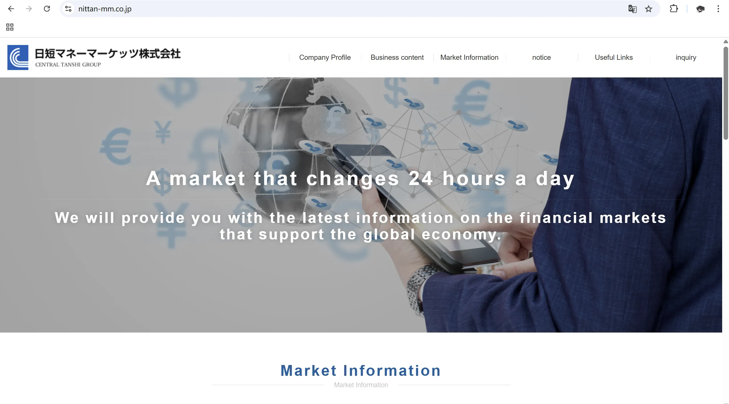 CENTRAL TANSHI GROUP's homepage CENTRAL TANSHI GROUP's homepage