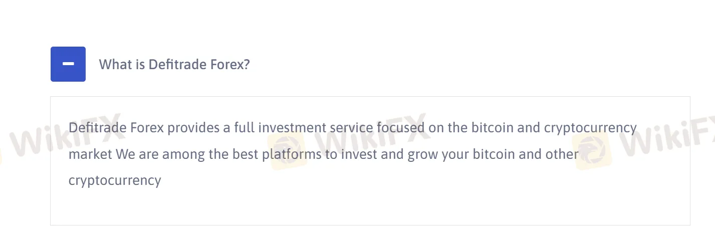 ما الذي يمكنني التداول به على Defi Trade Fx؟