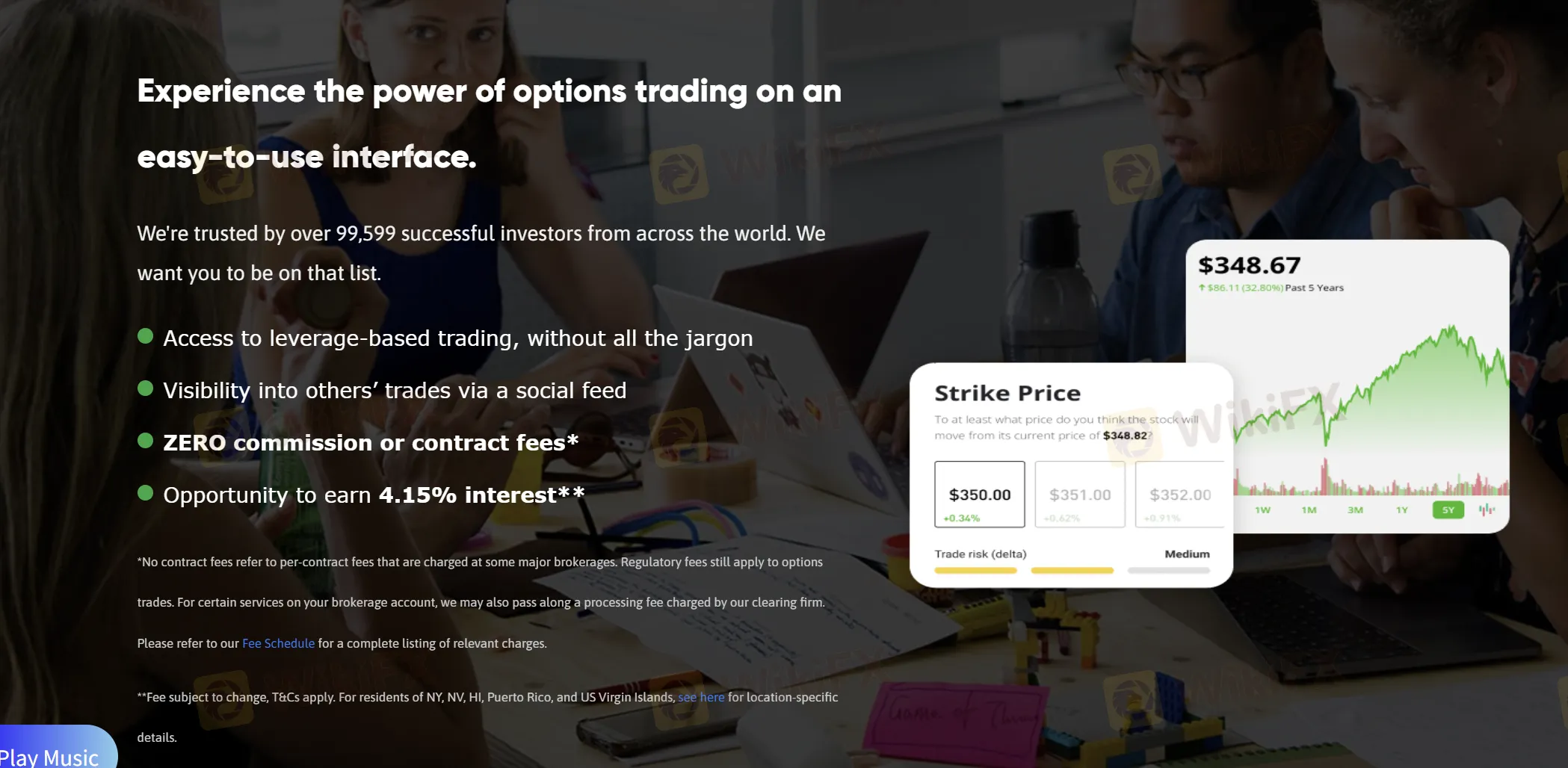 Defi Trade Fx الرسوم