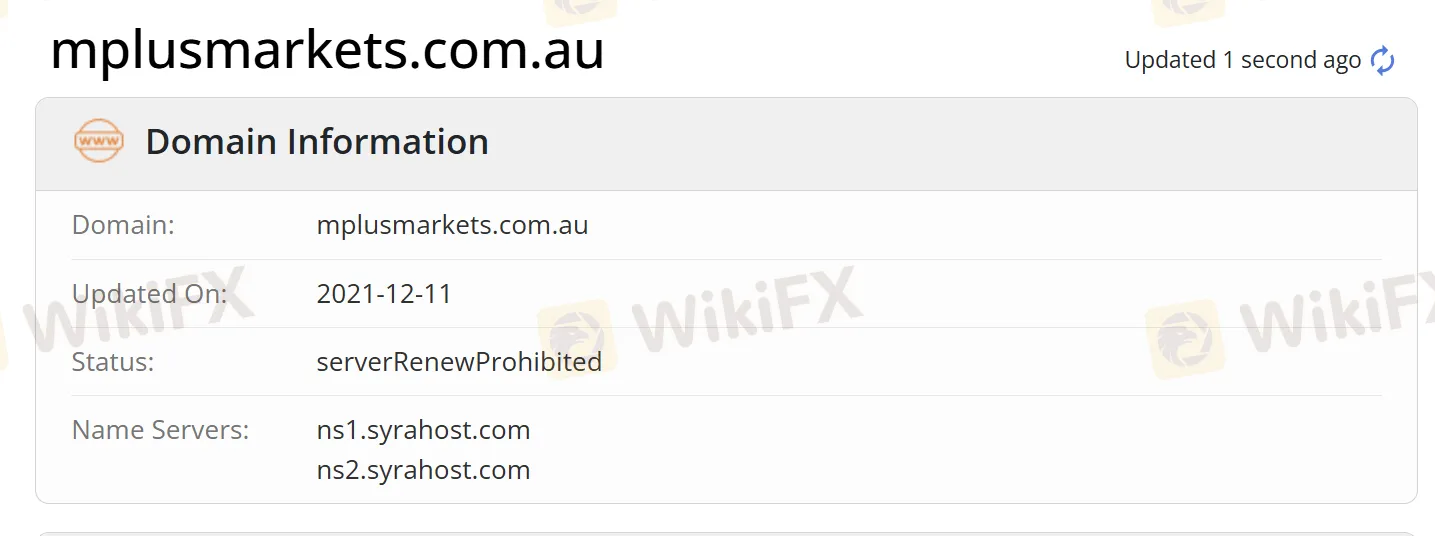 Informações de domínio