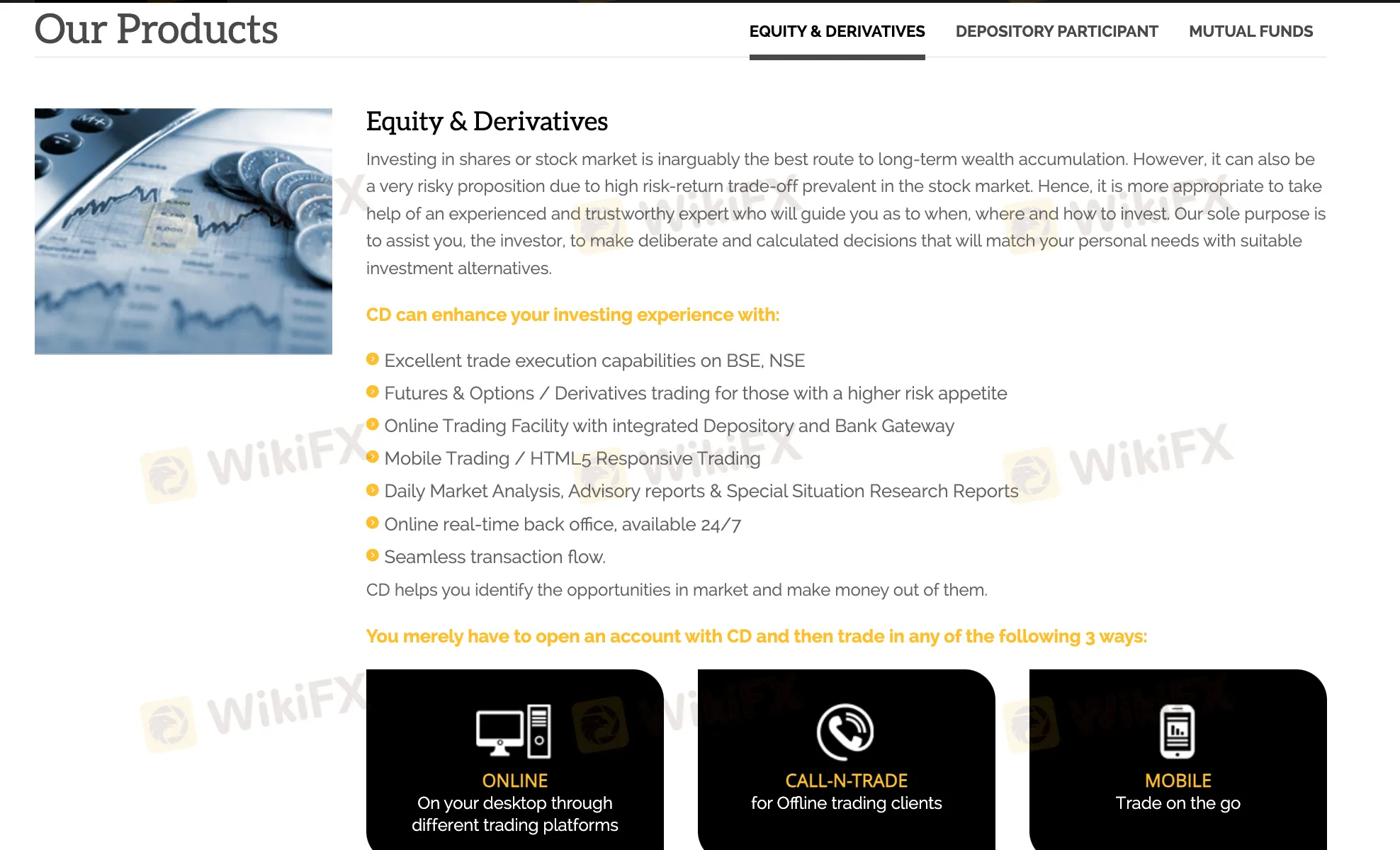 What Can I Trade on CD EQUISEARCH? What Can I Trade on CD EQUISEARCH?