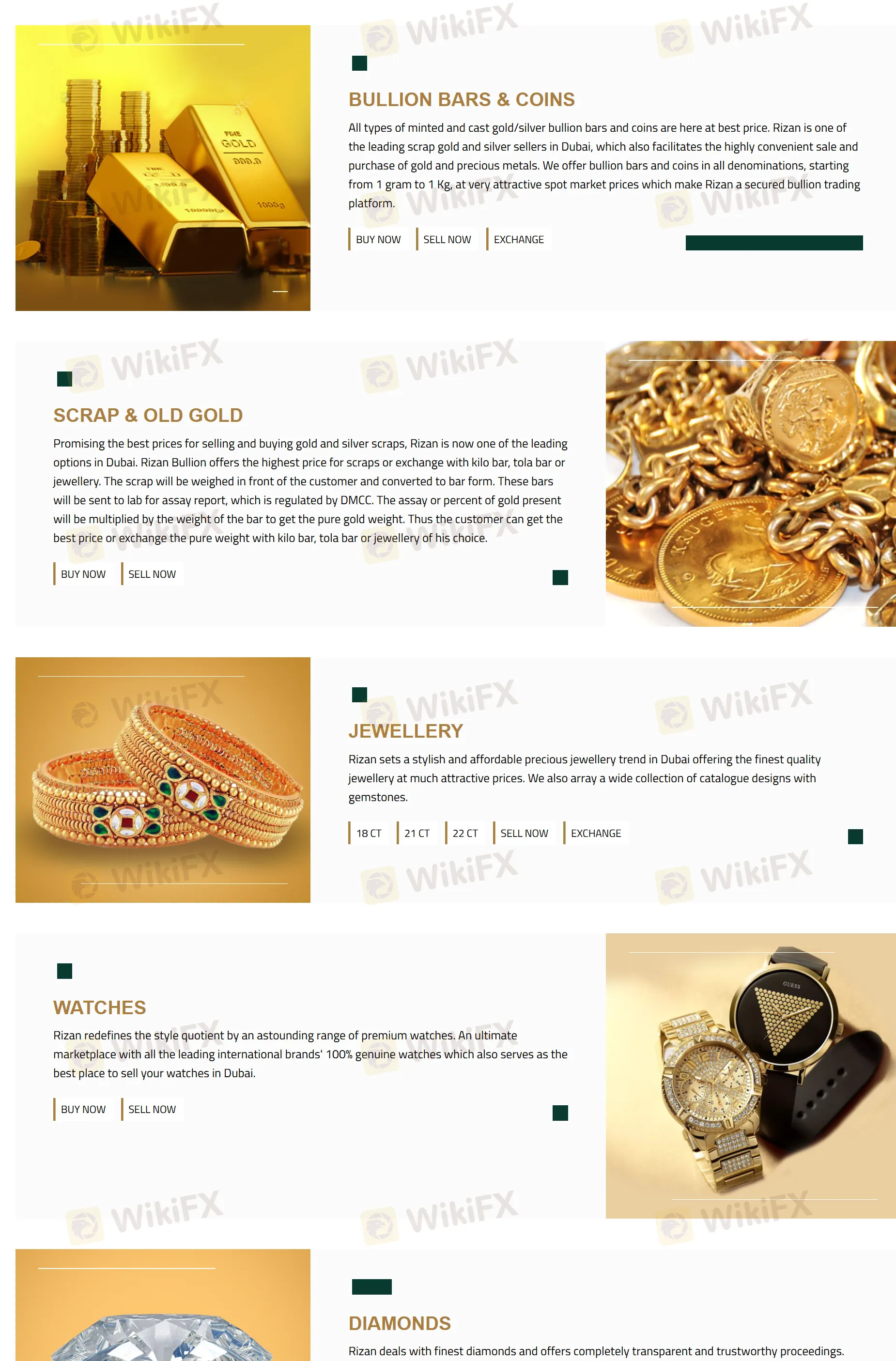 Rizan Bullion ile Ne İşlem Yapabilirim?1 Rizan Bullion ile Ne İşlem Yapabilirim?1