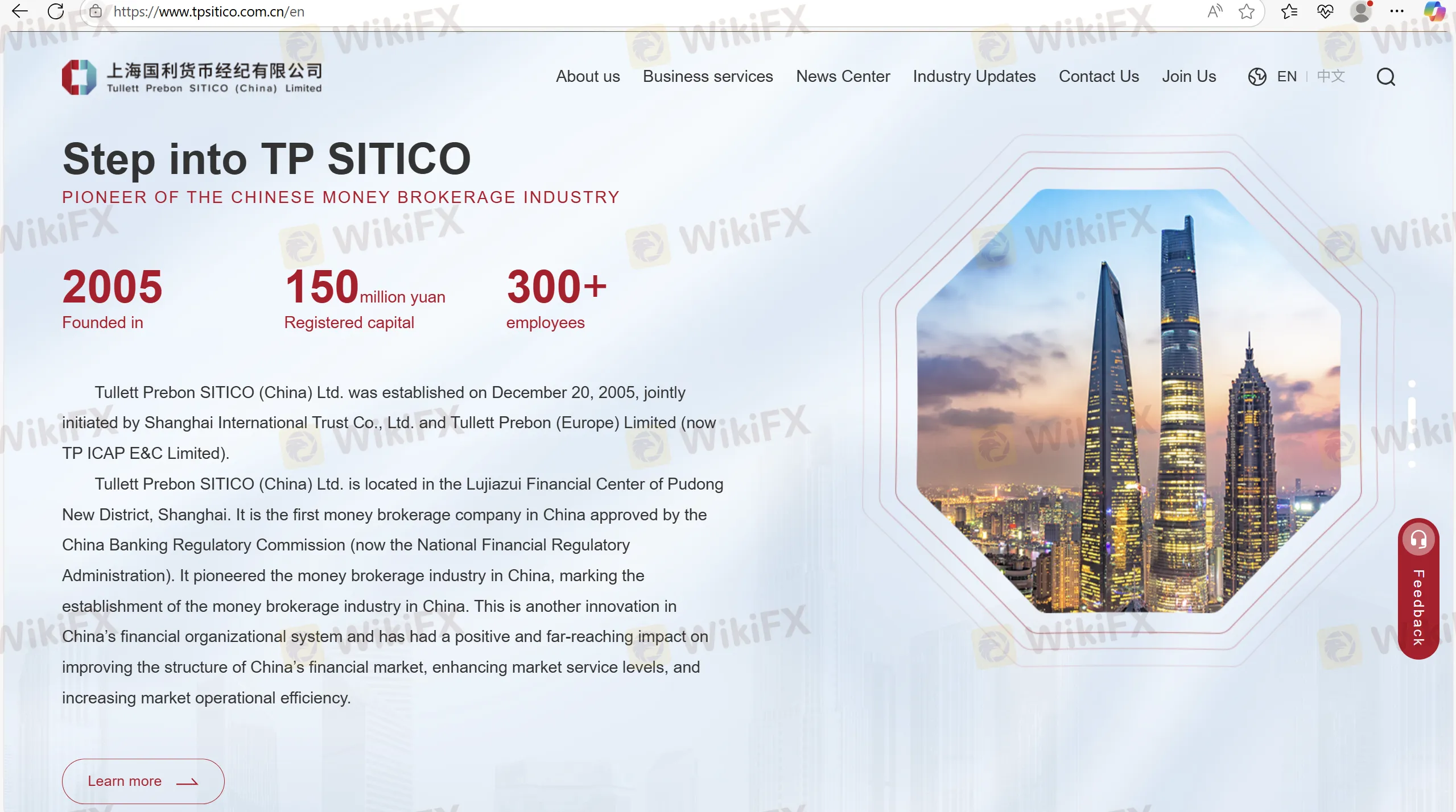 TuTullett Prebon SITICO's homepage