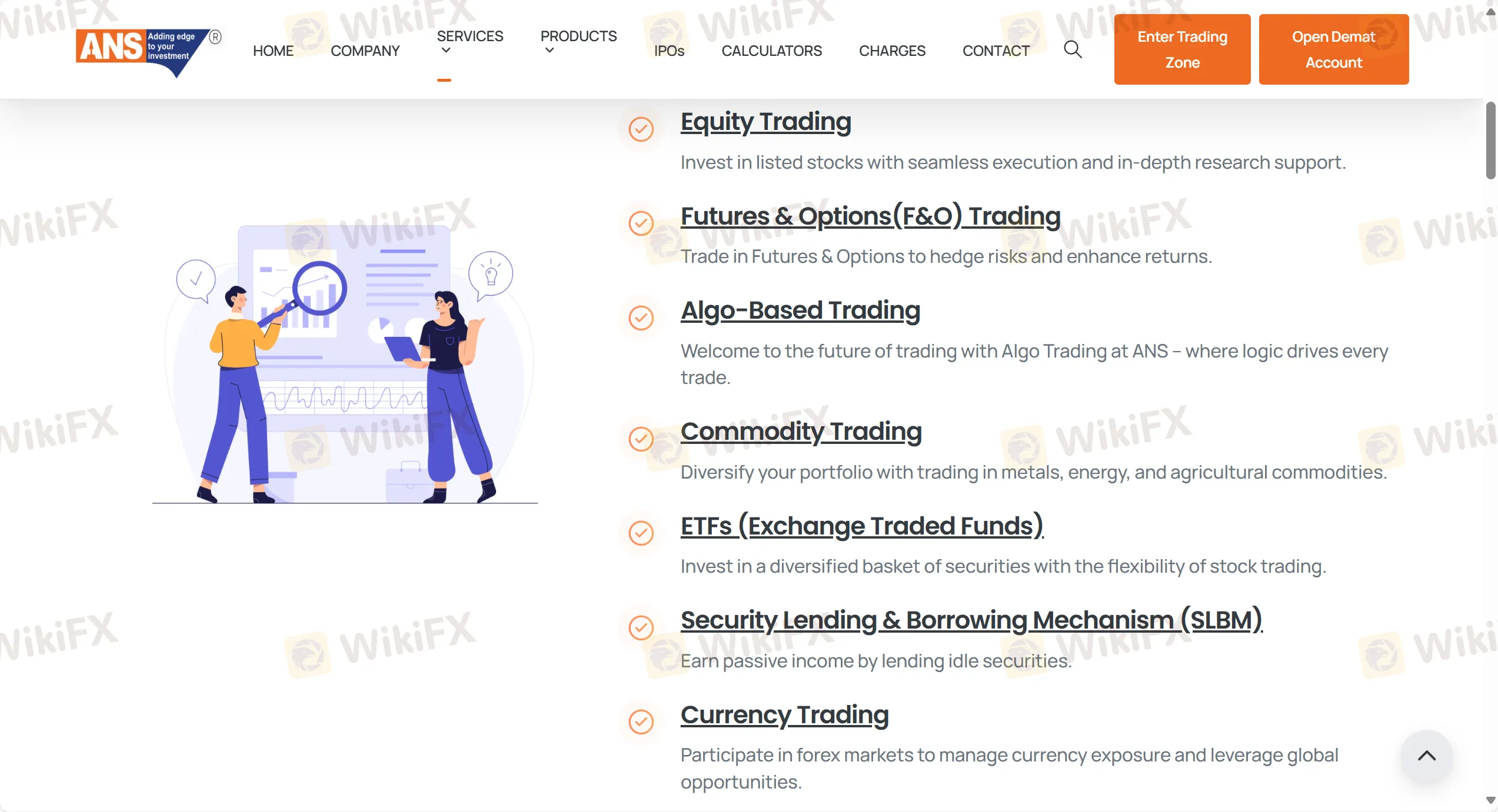 ¿Qué puedo comerciar en ANS?