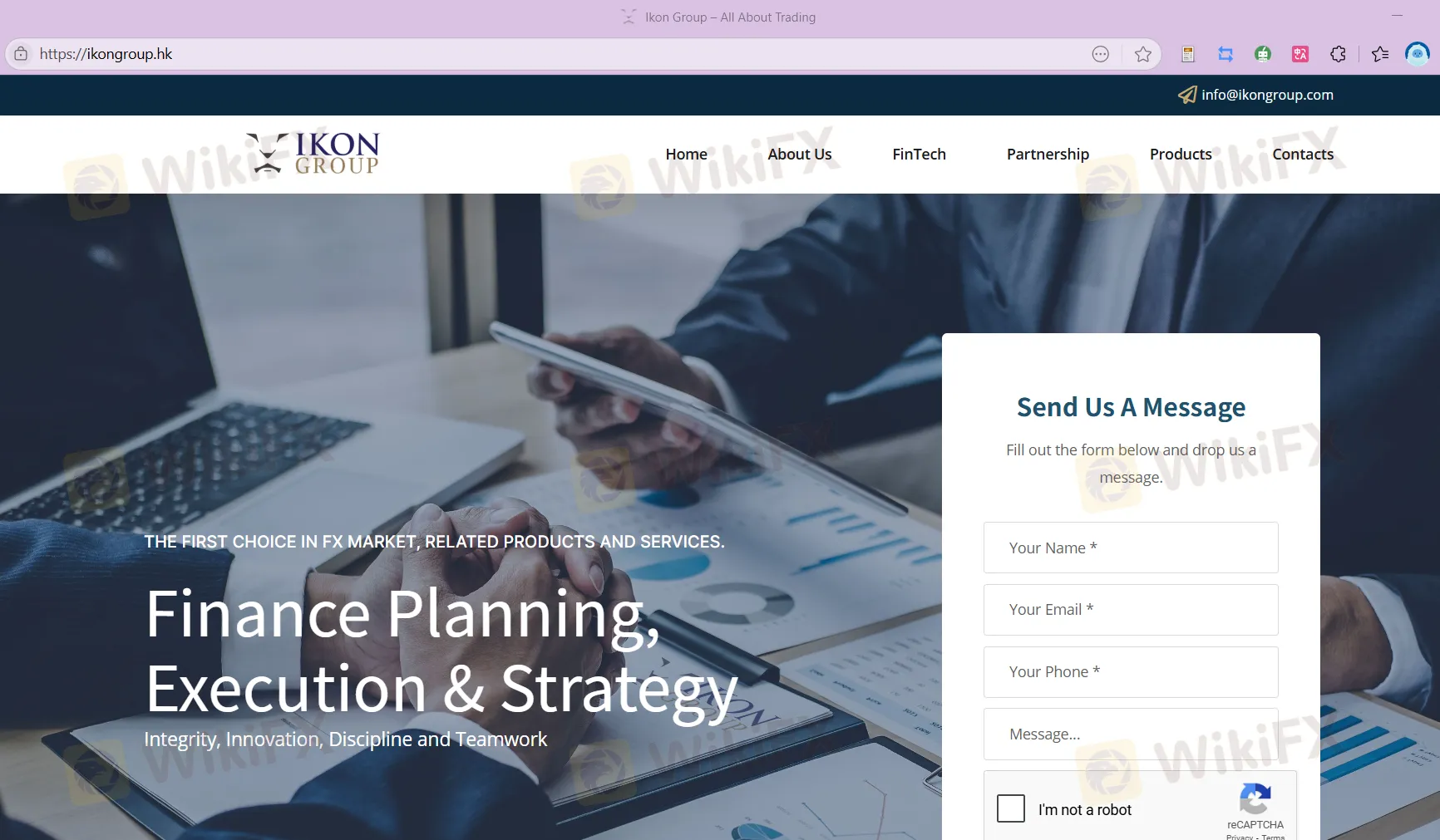 หน้าแรกของ IKON Group หน้าแรกของ IKON Group