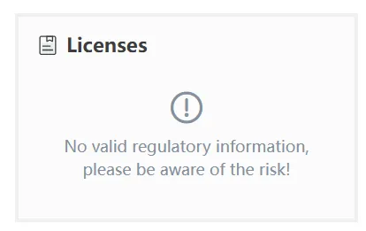 No license