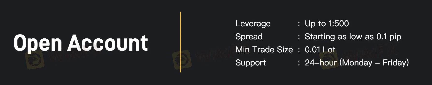 账户特点 账户特点