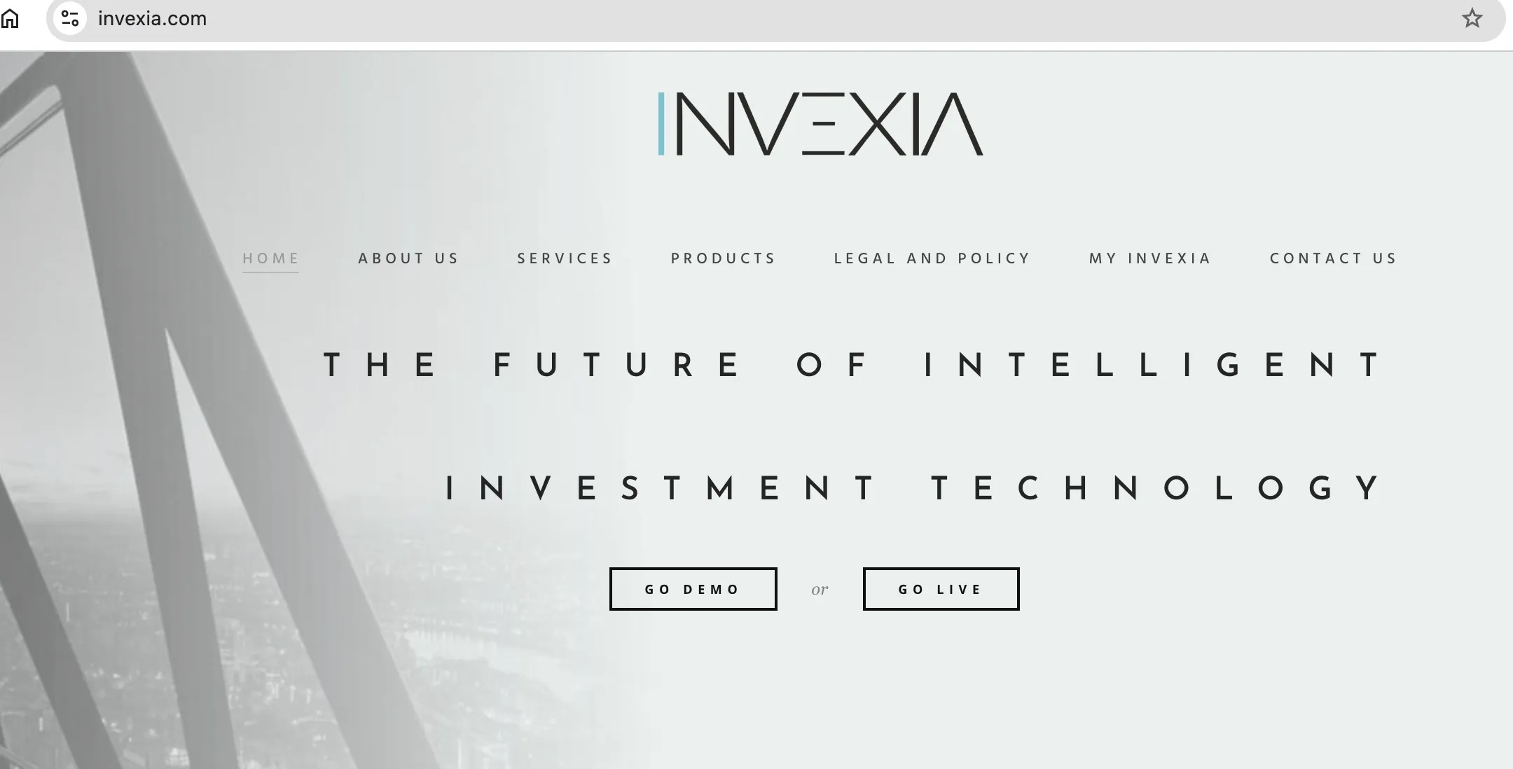 الصفحة الرئيسية لـ INVEXIA الصفحة الرئيسية لـ INVEXIA