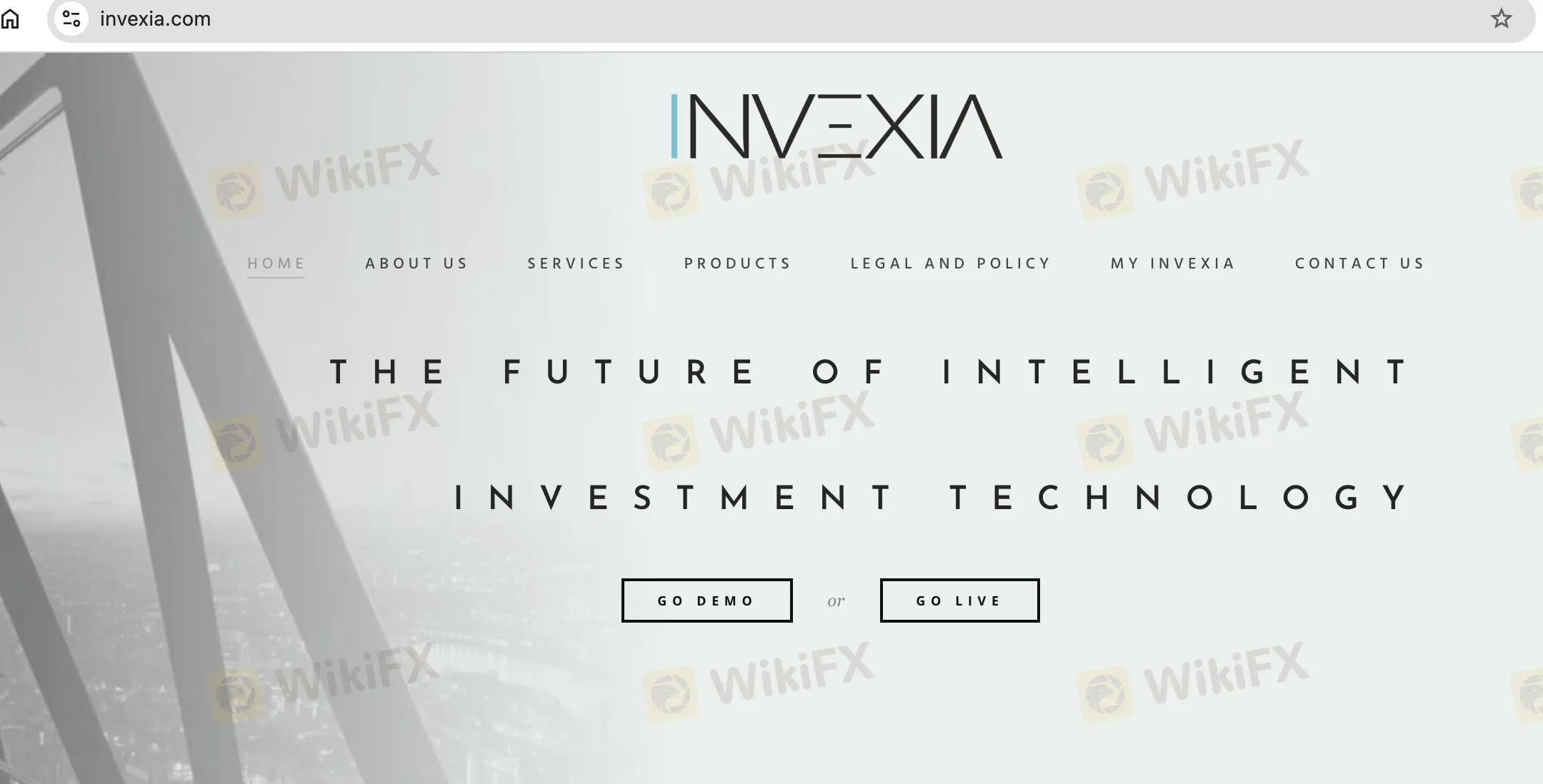 Página de inicio de INVEXIA Página de inicio de INVEXIA