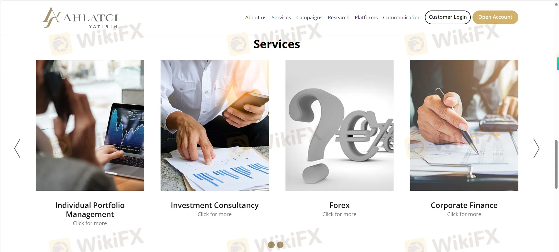 O Que Posso Negociar na Ahlatcı Investment?