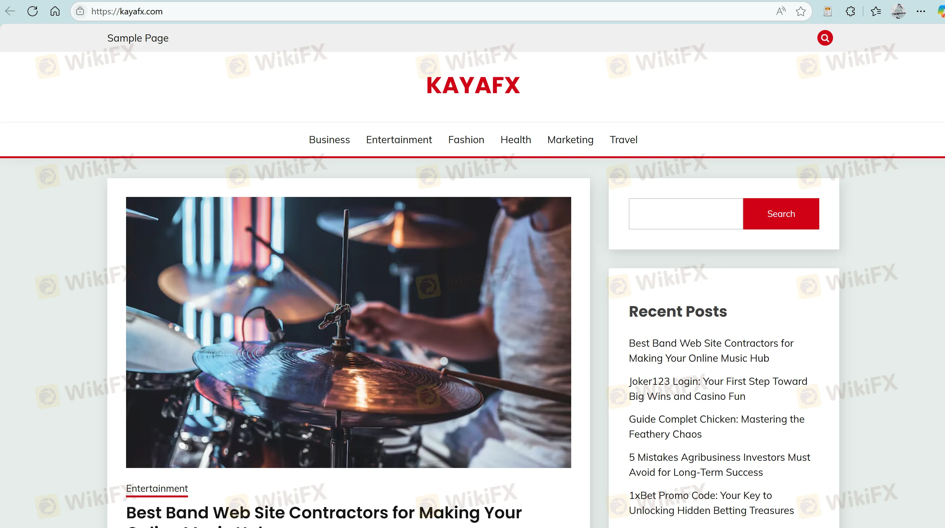 KayaFXのホームページ