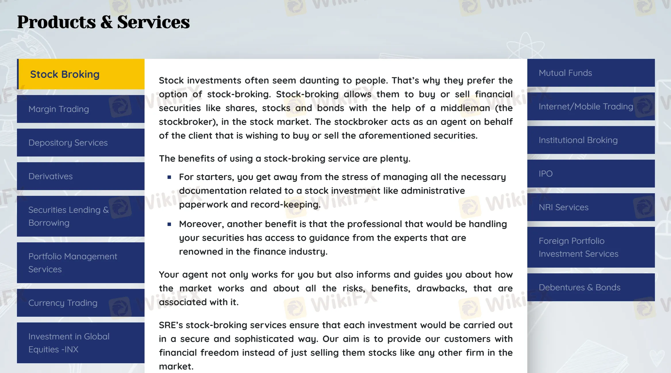 ¿Qué puedo comerciar en SRE?