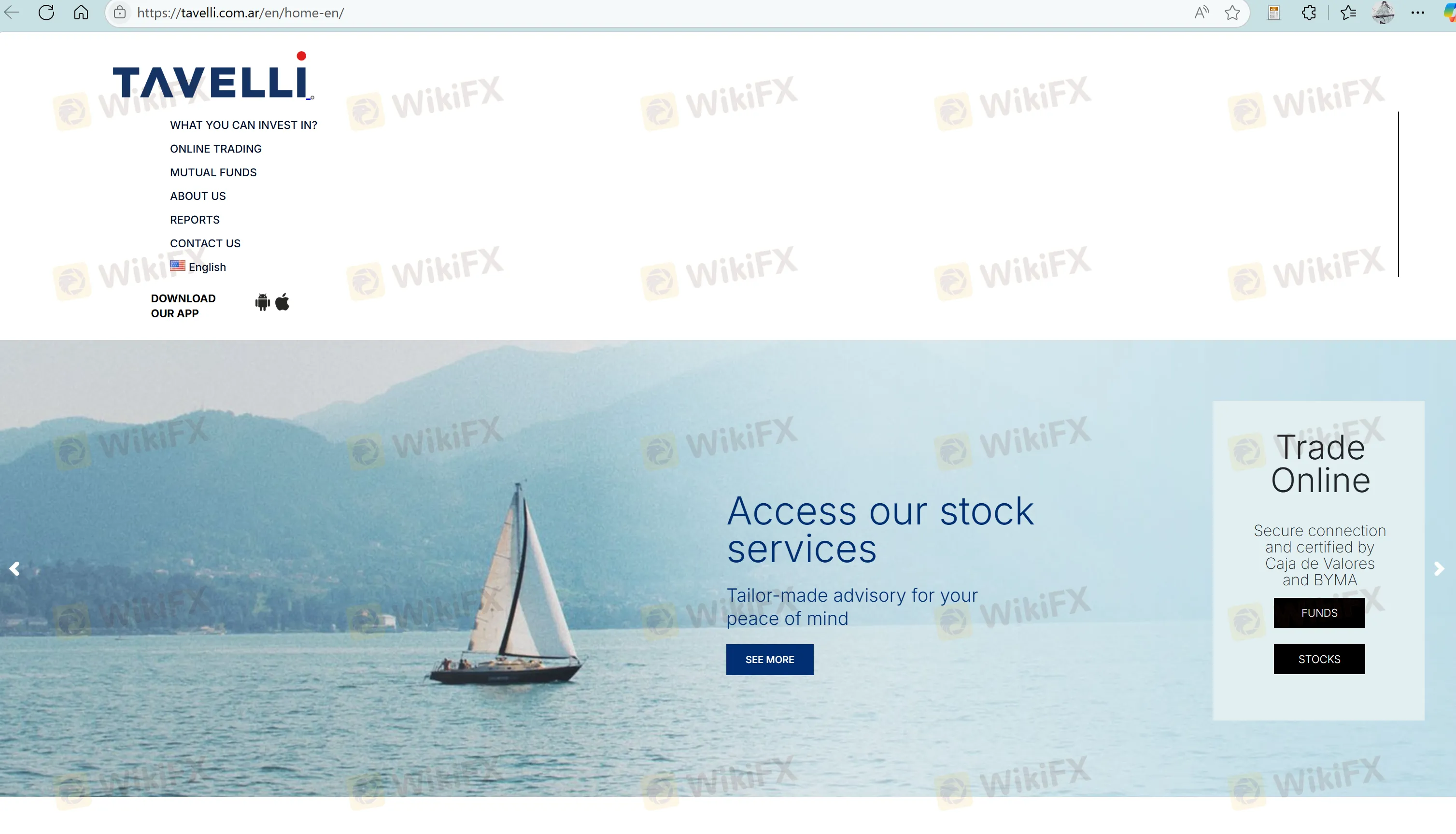 TAVELLI ana sayfası