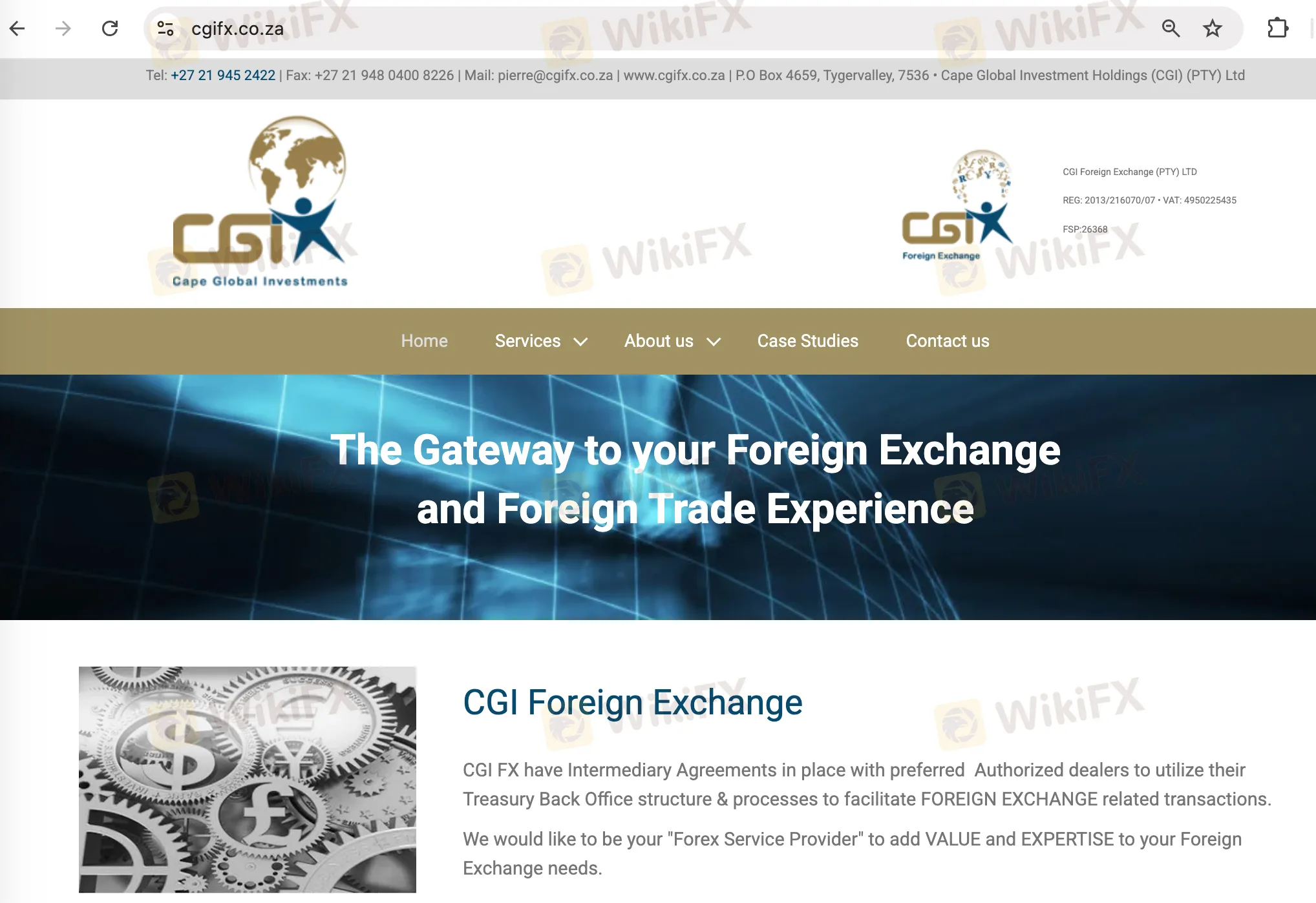 CGI FX's homepage CGI FX's homepage