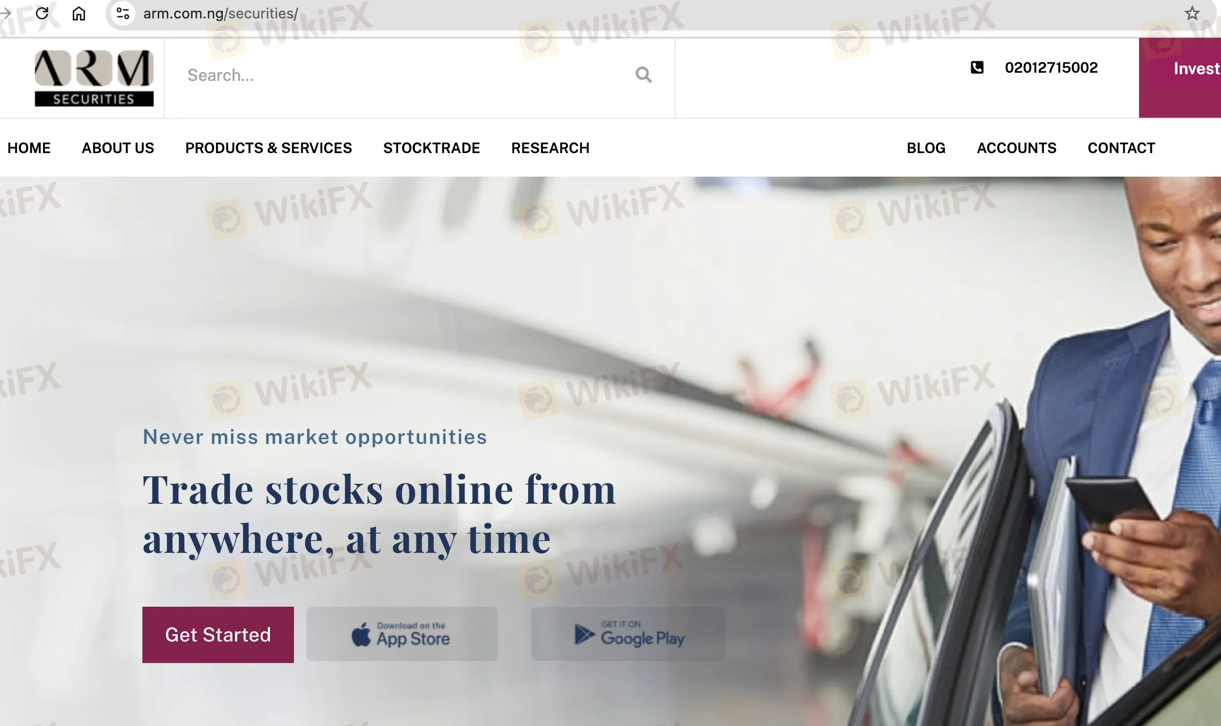 الصفحة الرئيسية لـ ARM