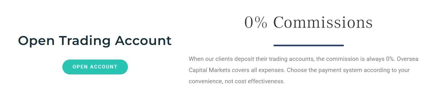 Oversea Capital Markets Fees