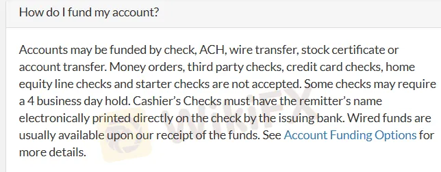 Deposit and Withdrawal Deposit and Withdrawal